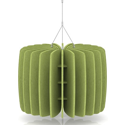 Sch! Acoustic Ceiling Baffles - Shade - Type A - 600mm Wide x 450mm High - Lime Green