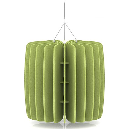 Sch! Acoustic Ceiling Baffles - Shade - Type A - 600mm Wide x 600mm High - Lime Green