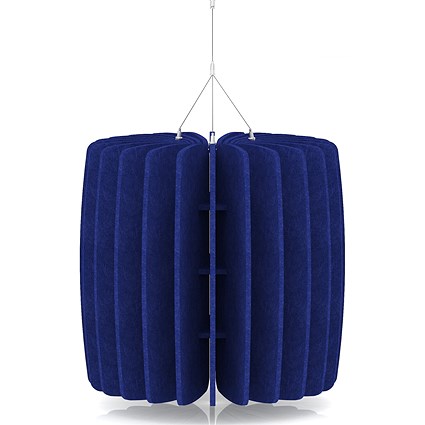 Sch! Acoustic Ceiling Baffles - Shade - Type A - 600mm Wide x 600mm High - Cobalt Blue