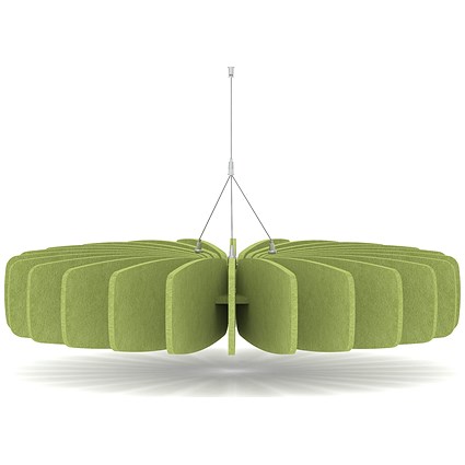 Sch! Acoustic Ceiling Baffles - Shade - Type A - 900mm Wide x 150mm High - Lime Green