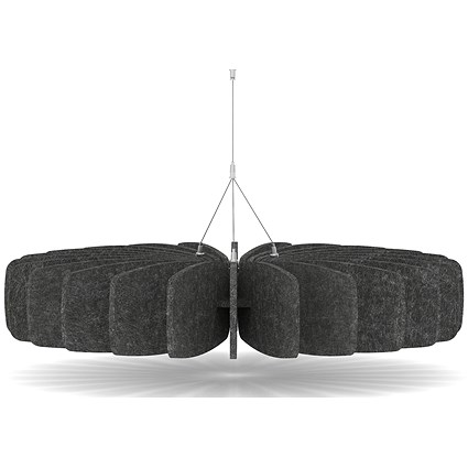 Sch! Acoustic Ceiling Baffles - Shade - Type A - 900mm Wide x 150mm High - Graphite Charcoal