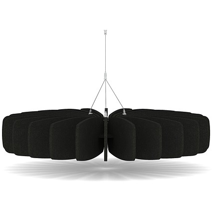 Sch! Acoustic Ceiling Baffles - Shade - Type A - 900mm Wide x 150mm High - Raven Black