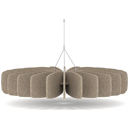 Sch! Acoustic Ceiling Baffles - Shade - Type A - 900mm Wide x 150mm High - Oatmeal Beige