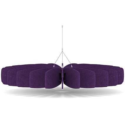 Sch! Acoustic Ceiling Baffles - Shade - Type A - 1200mm Wide x 150mm High - Plum Purple