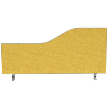 Impulse Plus Wave Desk Screen, 800x450mm, Beige