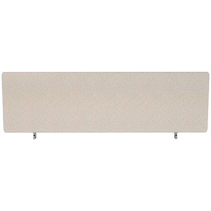 Impulse Plus Desk Screen, 1200x450mm, Light Grey