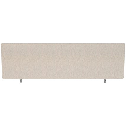 Impulse Plus Desk Screen, 1200x450mm, Light Grey