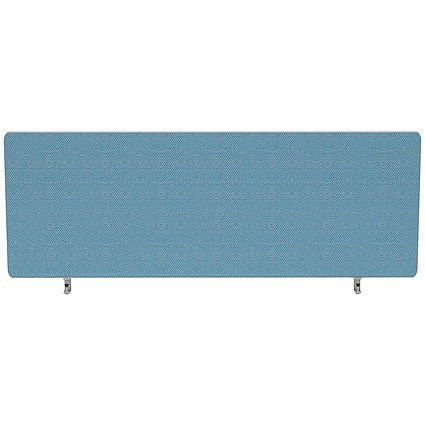 Impulse Plus Desk Screen, 1200x450mm, Sky Blue