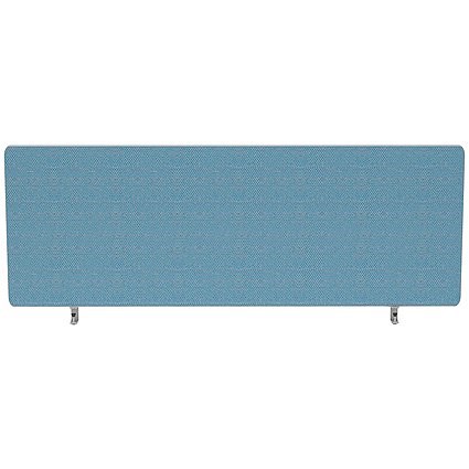 Impulse Plus Desk Screen, 1200x450mm, Sky Blue