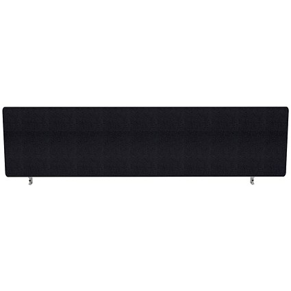 Impulse Plus Desk Screen, 1400x450mm, Black