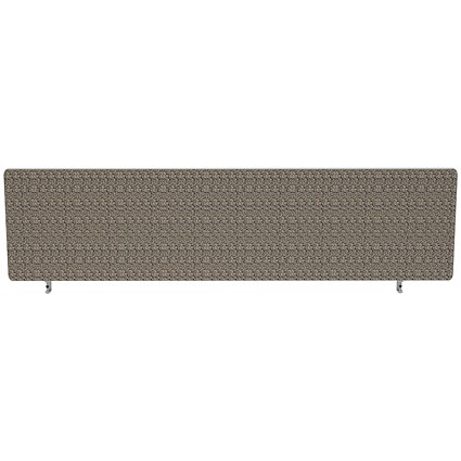 Impulse Plus Desk Screen, 1400x450mm, Lead