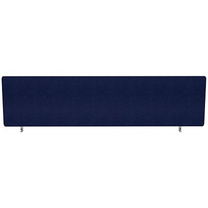 Impulse Plus Desk Screen, 1400x450mm, Royal Blue