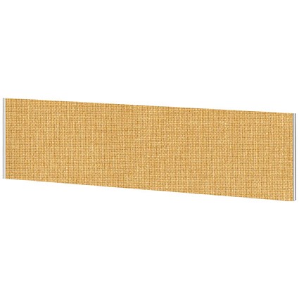 Impulse Plus Desk Screen, 1500x450mm, Beige