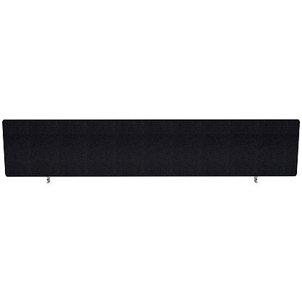 Impulse Plus Desk Screen, 1600x450mm, Black