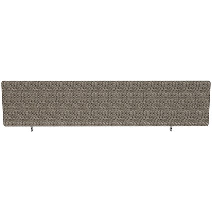 Impulse Plus Desk Screen, 1600x450mm, Lead