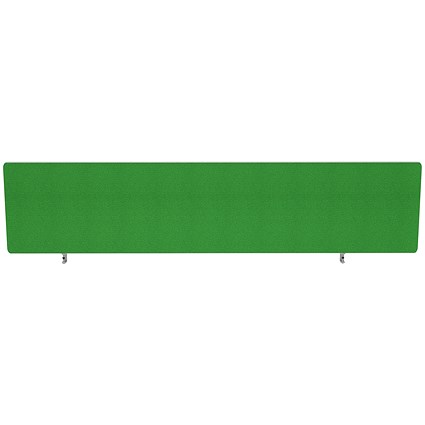 Impulse Plus Desk Screen, 1600x450mm, Palm Green