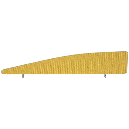 Impulse Plus Angle Desk Screen, 1800x450mm, Beige