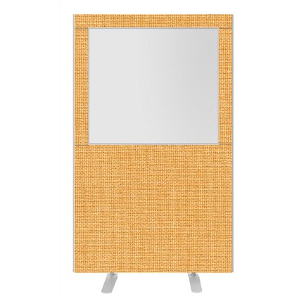 Impulse Plus Clear Half Vision Floor Screen, 1200x1800mm, Beige