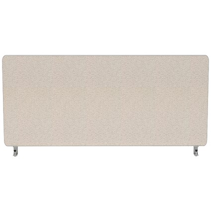 Impulse Plus Desk Screen, 800x400mm, Light Grey Impulse Plus Desk Screen, 800x400mm, Light Grey