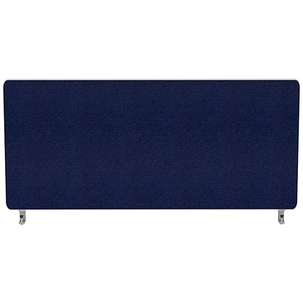 Impulse Plus Desk Screen, 800x400mm, Royal Blue