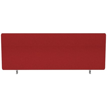 Impulse Plus Desk Screen, 1000x400mm, Burgundy