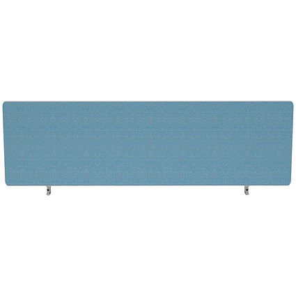 Impulse Plus Desk Screen, 1200x400mm, Sky Blue