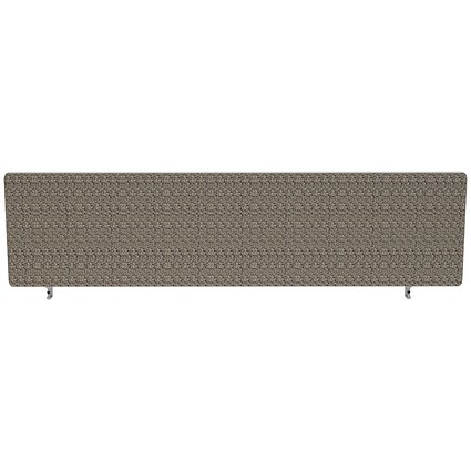 Impulse Plus Desk Screen, 1400x400mm, Lead