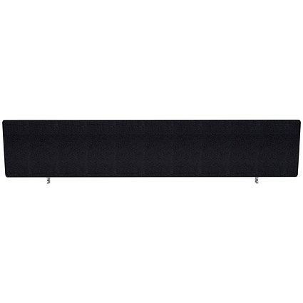 Impulse Plus Desk Screen, 1800x400mm, Black Impulse Plus Desk Screen, 1800x400mm, Black