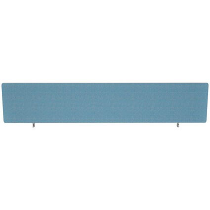 Impulse Plus Desk Screen, 1800x400mm, Sky Blue
