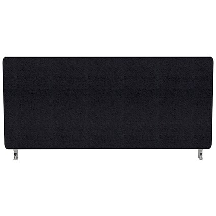 Impulse Plus Desk Screen, 800x300mm, Black