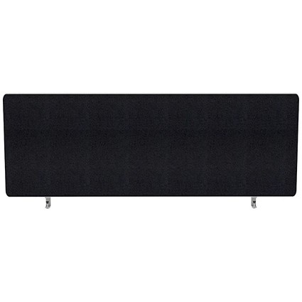 Impulse Plus Desk Screen, 1000x300mm, Black