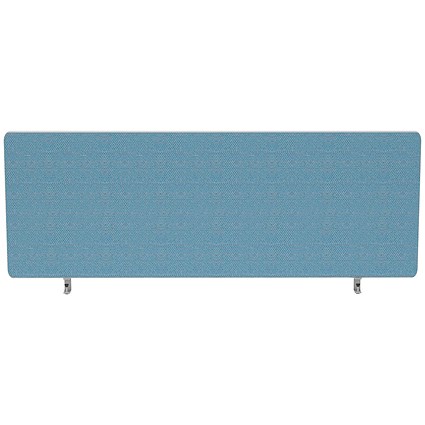 Impulse Plus Desk Screen, 1000x300mm, Sky Blue