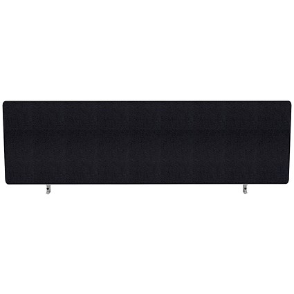 Impulse Plus Desk Screen, 1200x300mm, Black