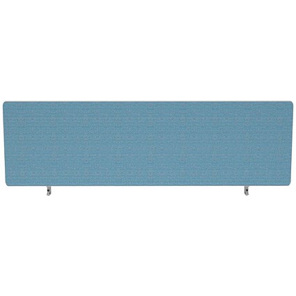 Impulse Plus Desk Screen, 1400x300mm, Sky Blue