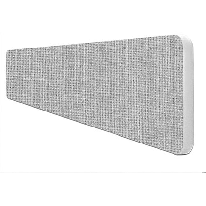Impulse Plus Desk Screen, 1500x300mm, Light Grey