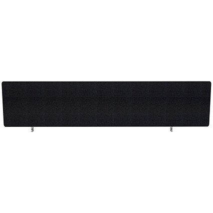 Impulse Plus Desk Screen, 1600x300mm, Black