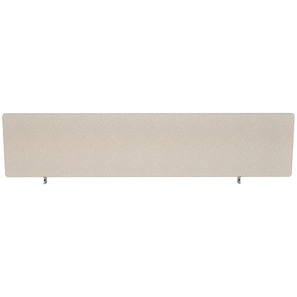 Impulse Plus Desk Screen, 1800x300mm, Light Grey