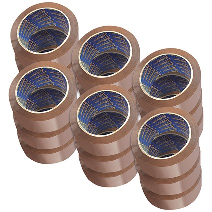 Sellotape Packaging Tape Brown (Pack of 6) 3 for 2