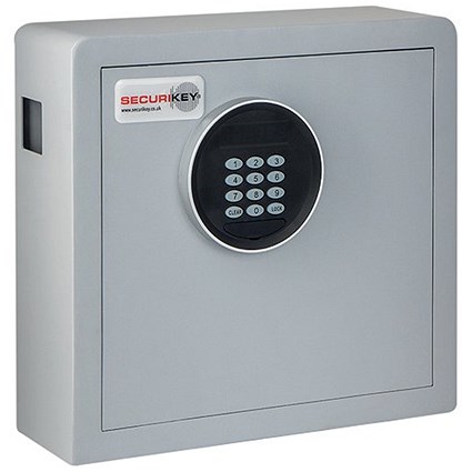 Securikey Electronic Key Safe 38 Key Cabinet Grey KZ038-ZE Securikey Electronic Key Safe 38 Key Cabinet Grey KZ038-ZE