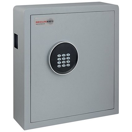 Securikey Electronic Key Safe 70 Key Cabinet Grey KZ070-ZE Securikey Electronic Key Safe 70 Key Cabinet Grey KZ070-ZE