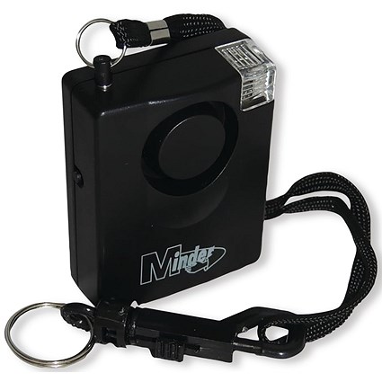 Securikey Personal Alarm Belt Clip Pull Pin and Torch 143db Siren