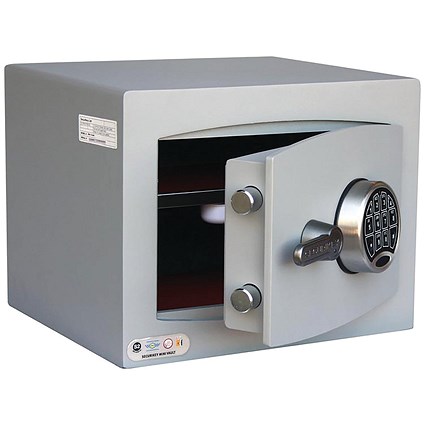 Securikey Mini Vault S2 Silver 1 Electronic Dark Grey SFMV-1ZE-S-S2