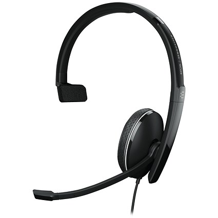 Epos Adapt 135 UC Monaural USB Headset with 3.5mm Jack Black 1000914