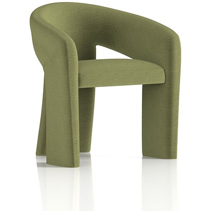 Boho Accent Chair, Forest Green
