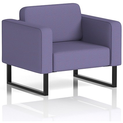 Brixworth Armchair, With Black Legs, In Synergy Fabric, Order
