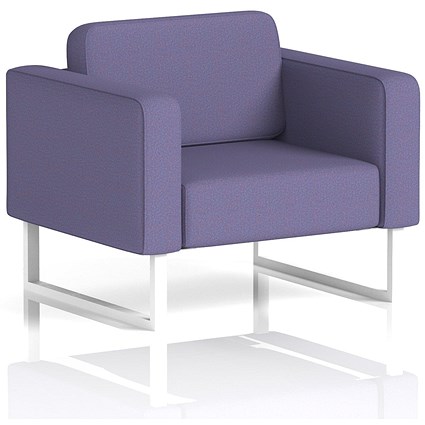 Brixworth Armchair, With White Legs, In Synergy Fabric, Order