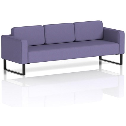 Brixworth 3 Seater Sofa, With Black Legs, In Synergy Fabric, Order