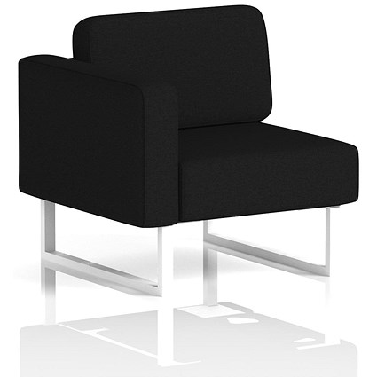 Brixworth Modular Seating Right Unit, With White Legs, In X2 Fabric, Diameter