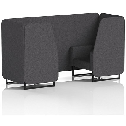 Brixworth 2 Seater Booth, Black Legs, X2 Fabric, Arithmetic Panels And Sofa