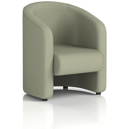 Lamport Armchair, With Black Feet, In Main Line Flax Fabric, Newbury
